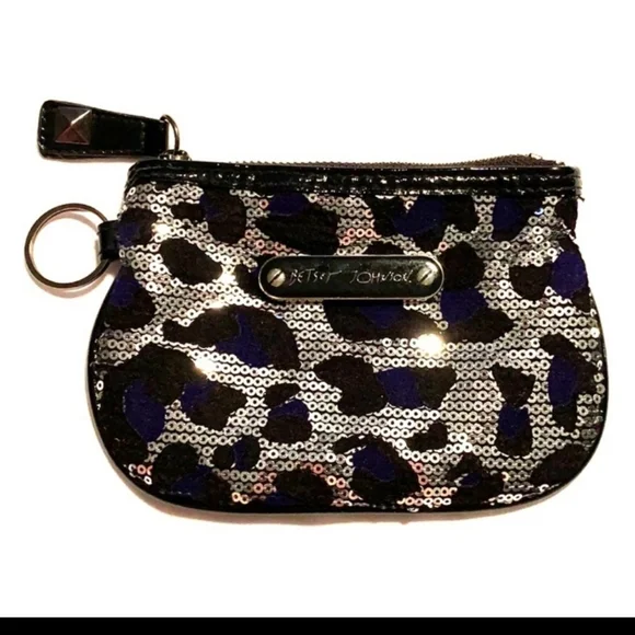Betsy Johnson Animal print Coin purse - Picture 1 of 5
